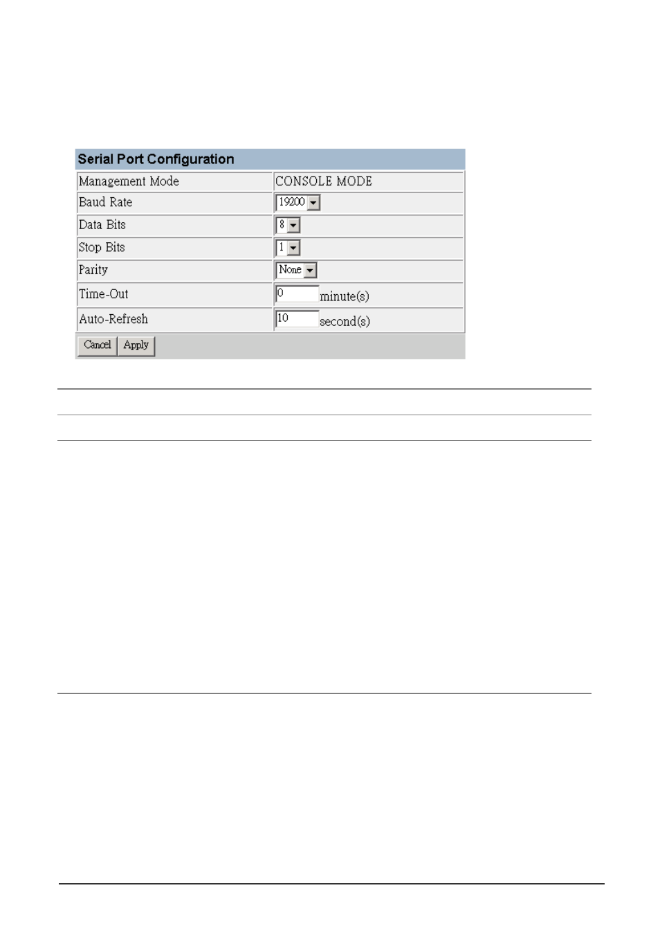 2 configuring the serial port | Planet Technology WGS3-404 User Manual | Page 147 / 267