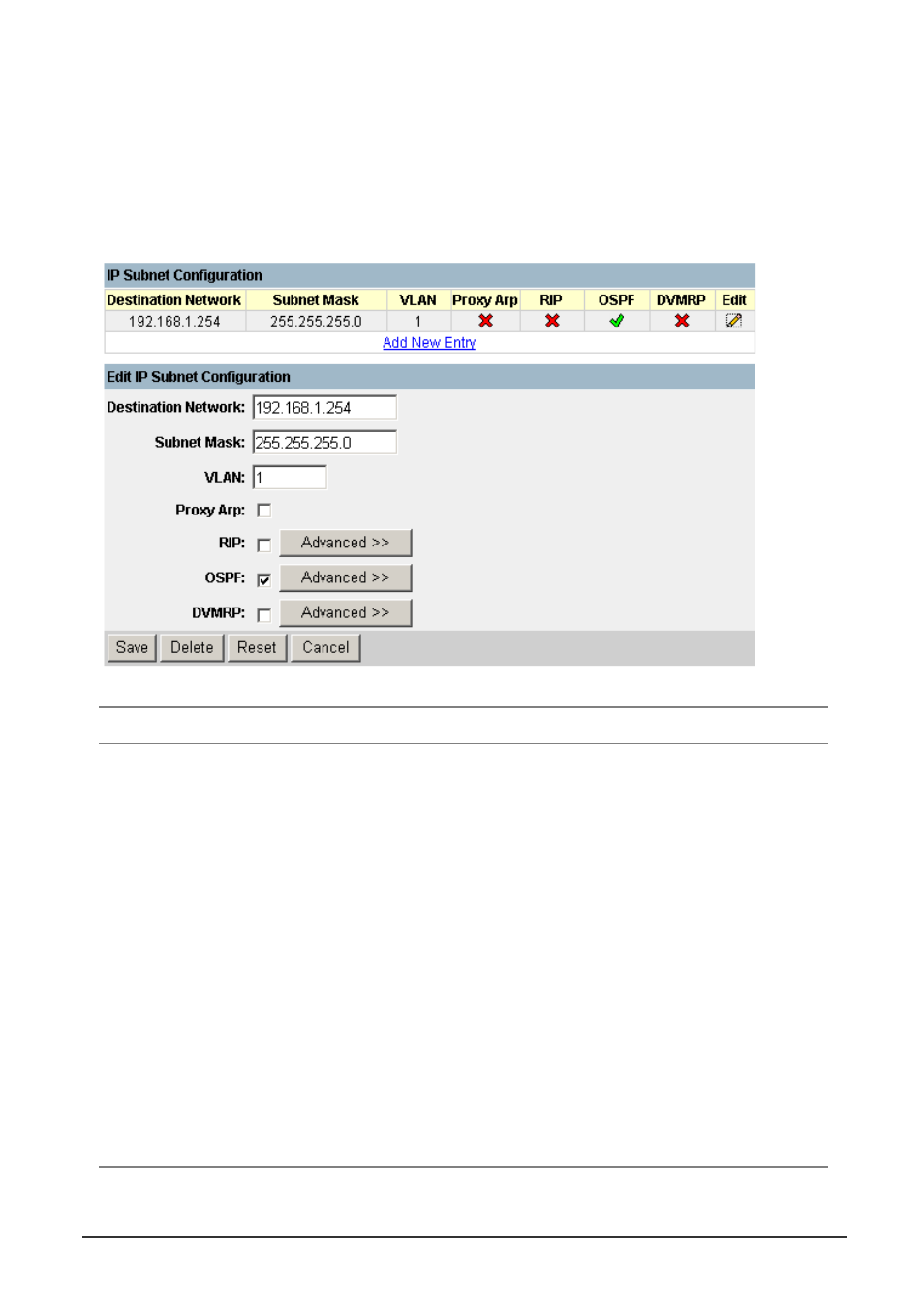 1 subnet configuration | Planet Technology WGS3-404 User Manual | Page 185 / 267