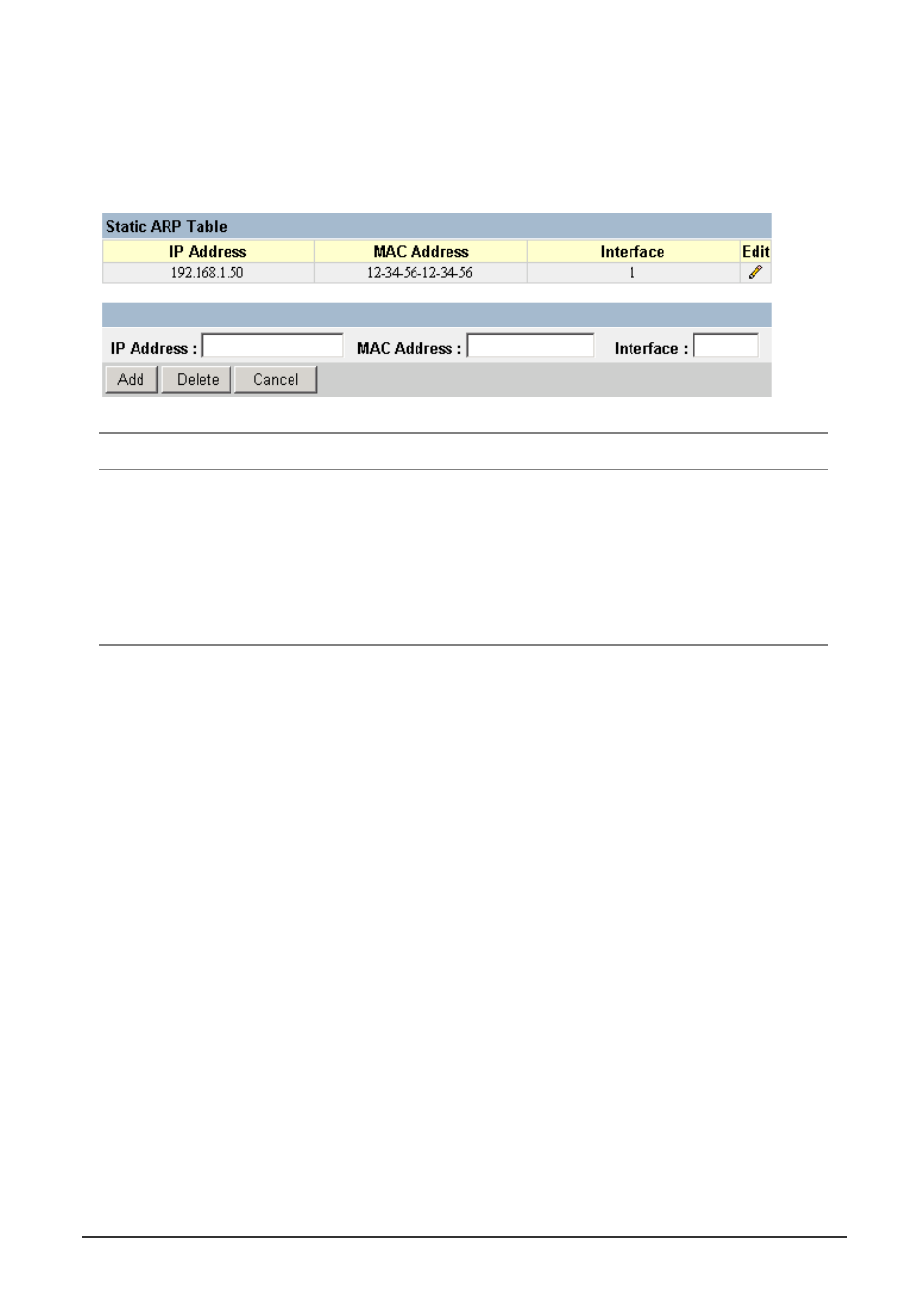 3 static arp configuration | Planet Technology WGS3-404 User Manual | Page 203 / 267
