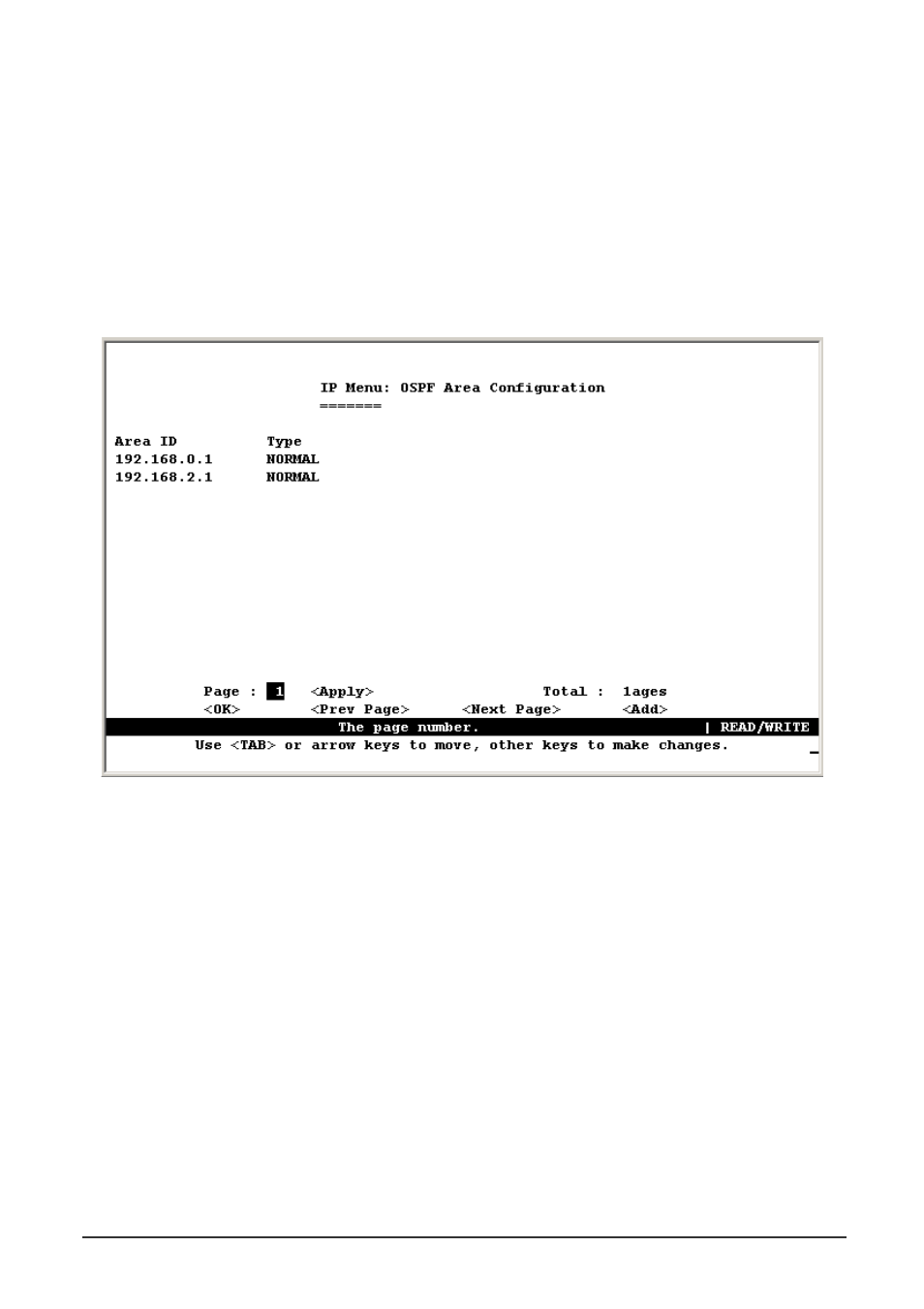 1 ospf area configuration | Planet Technology WGS3-404 User Manual | Page 87 / 267