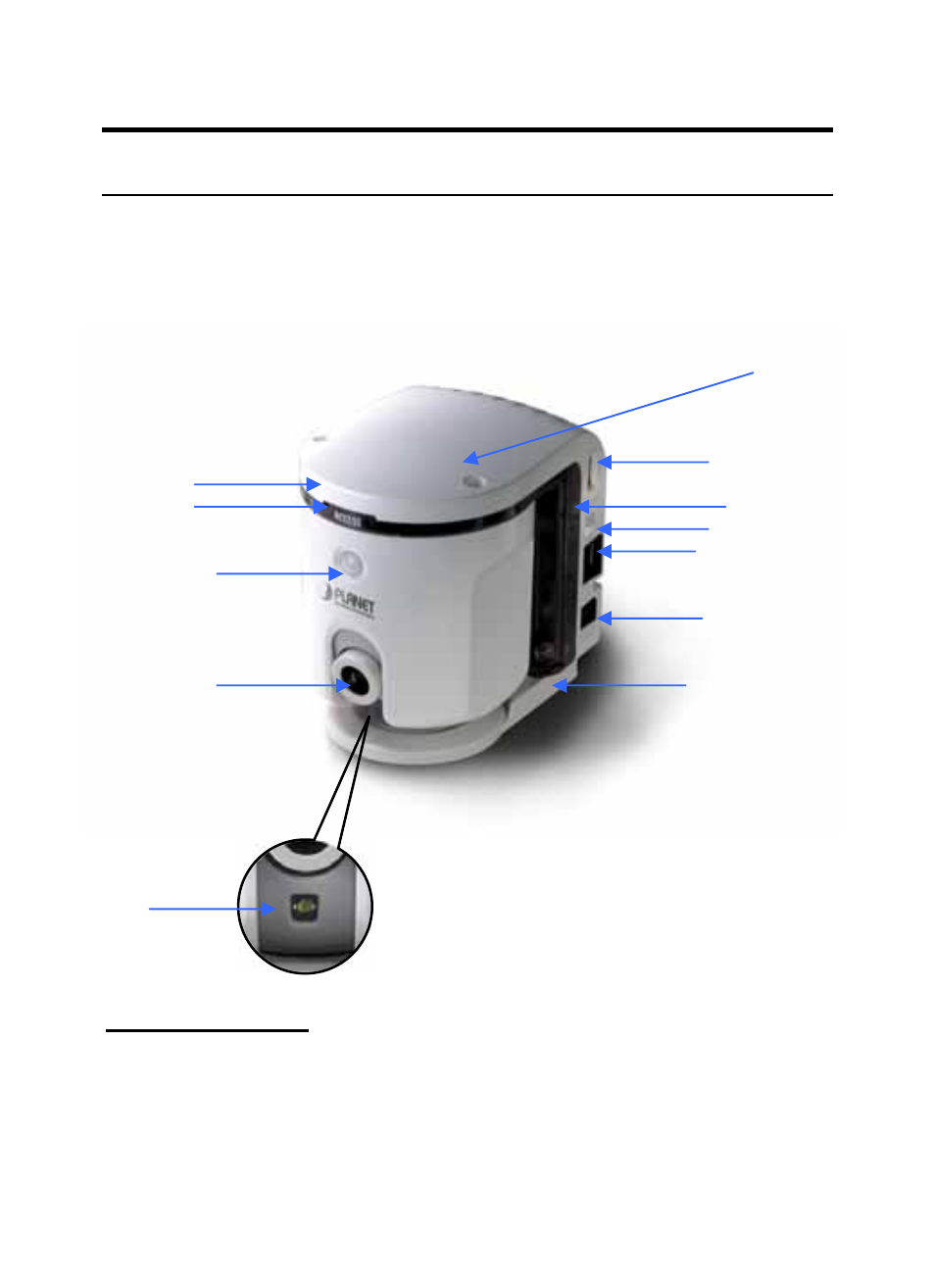 Physical description, Front and side view, Internal mic | Hysical, Escription | Planet Technology ICA-210W User Manual | Page 12 / 101