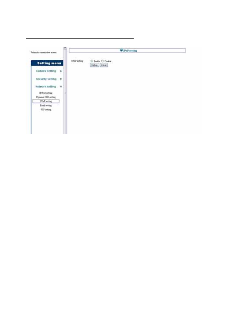 Network setting > upnp setting | Planet Technology ICA-210W User Manual | Page 43 / 101