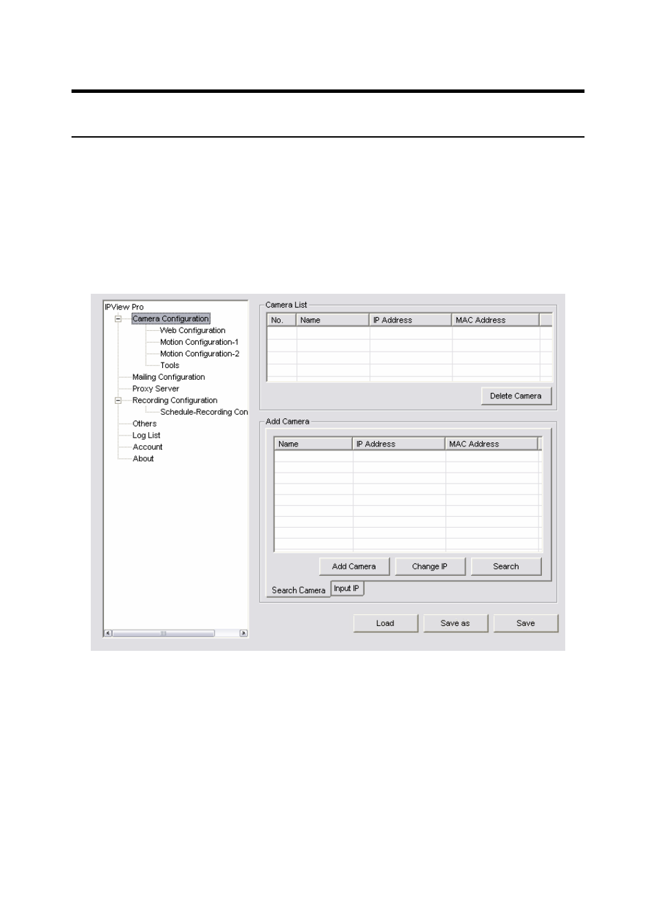 Configuring the system, System configuration screen, Onfiguring the | Ystem | Planet Technology ICA-210W User Manual | Page 67 / 101