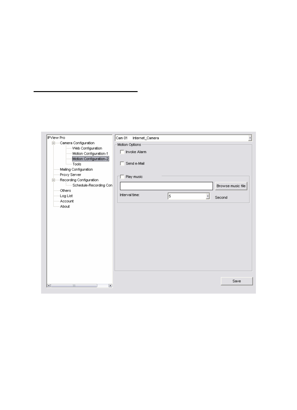 Motion configuration-2 | Planet Technology ICA-210W User Manual | Page 70 / 101