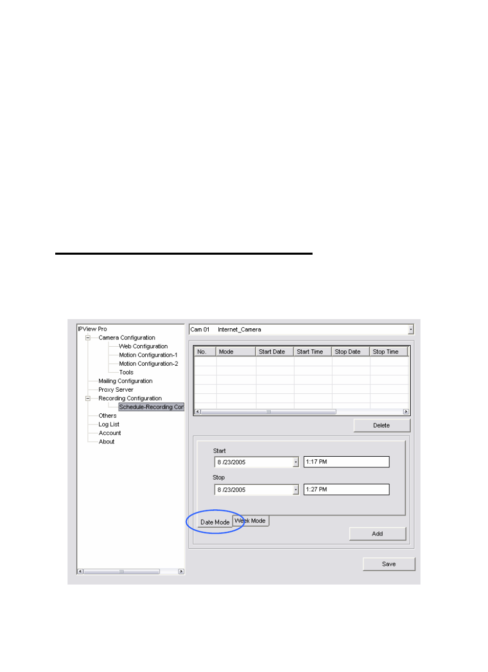 Schedule-recording configuration | Planet Technology ICA-210W User Manual | Page 75 / 101