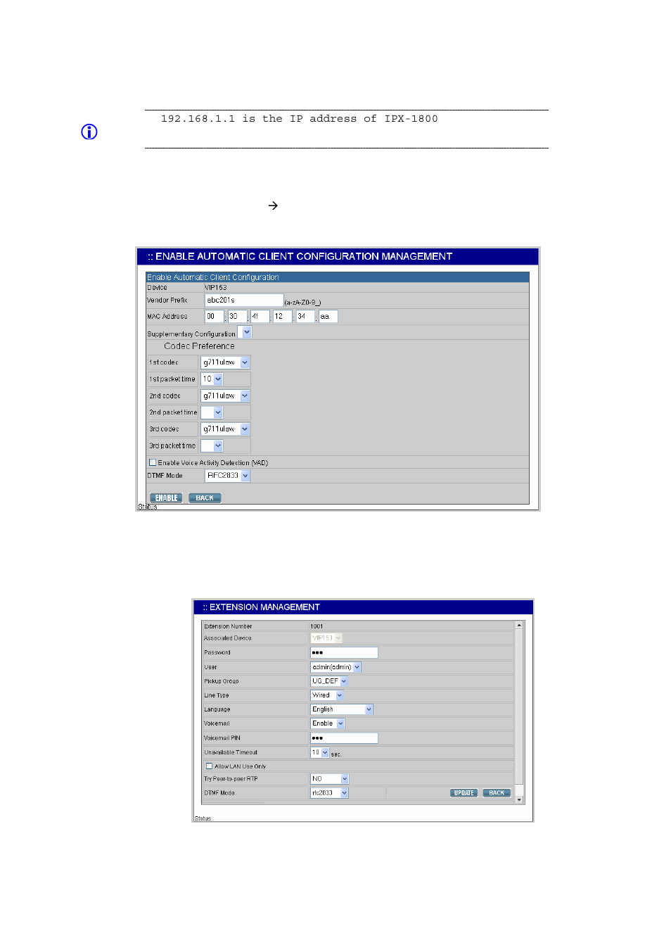 Planet Technology ISDN Internet Telephony PBX System IPX-1800N User Manual | Page 62 / 68