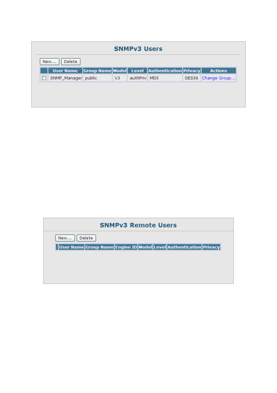 4 snmpv3 remote users | Planet Technology SGSD-1022 User Manual | Page 106 / 688