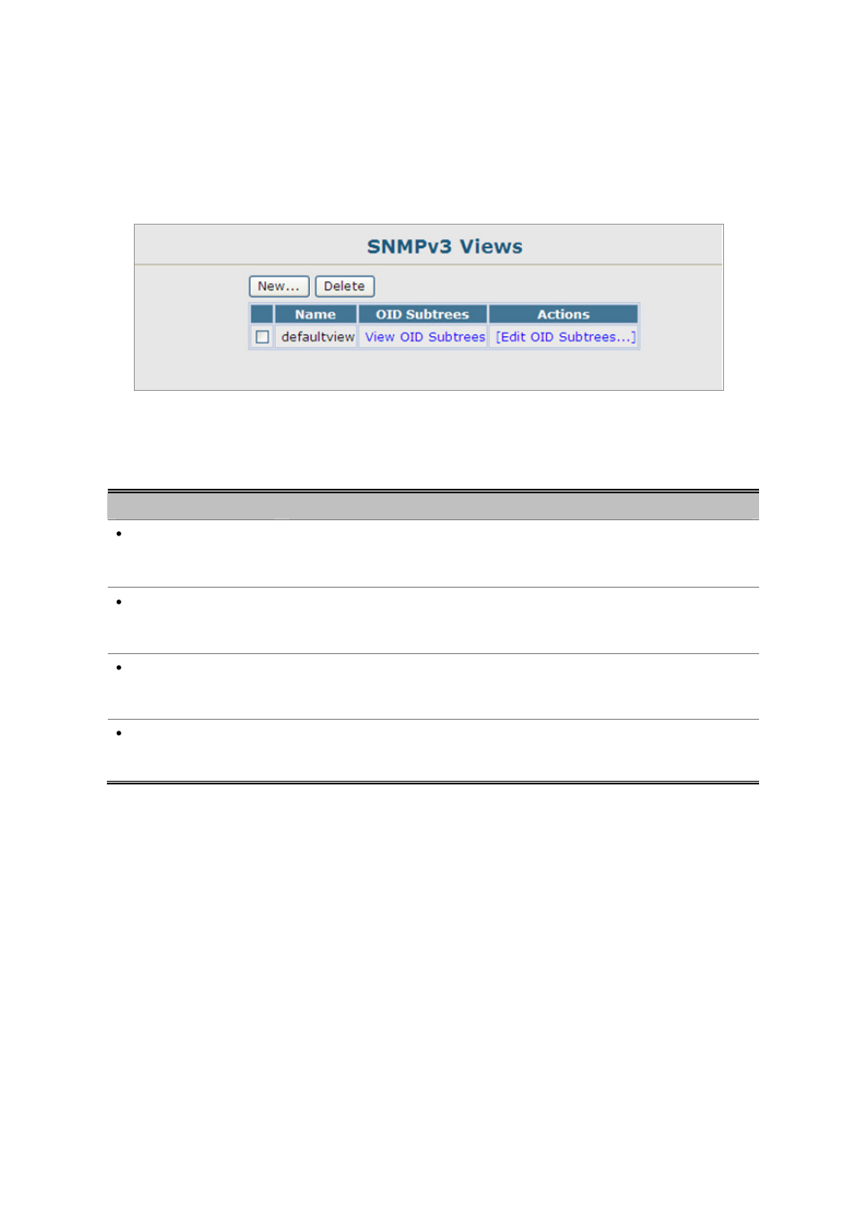 6 snmpv3 view | Planet Technology SGSD-1022 User Manual | Page 111 / 688