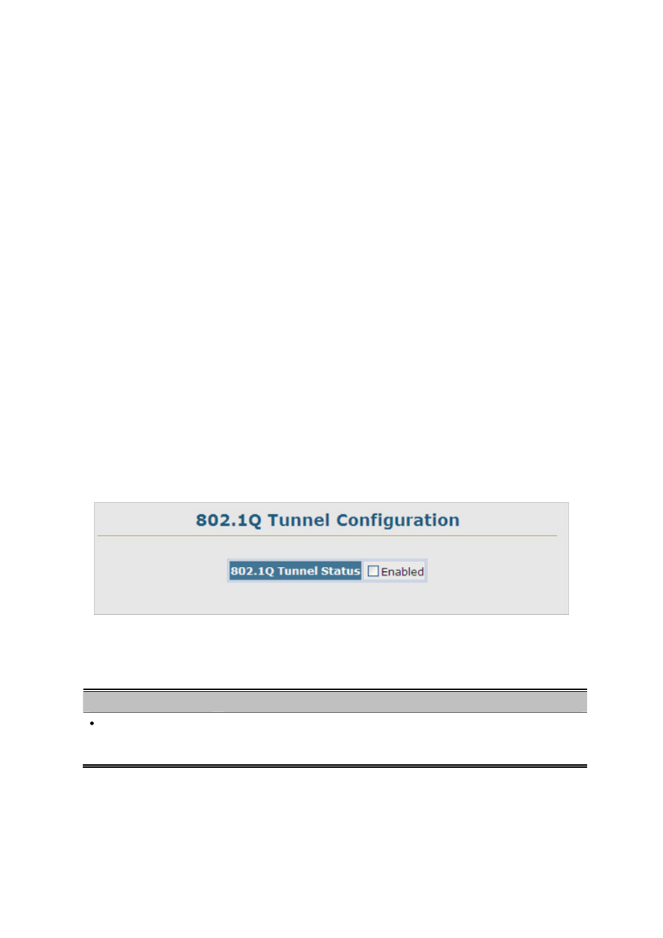 1 802.1q tunnel configuration | Planet Technology SGSD-1022 User Manual | Page 191 / 688