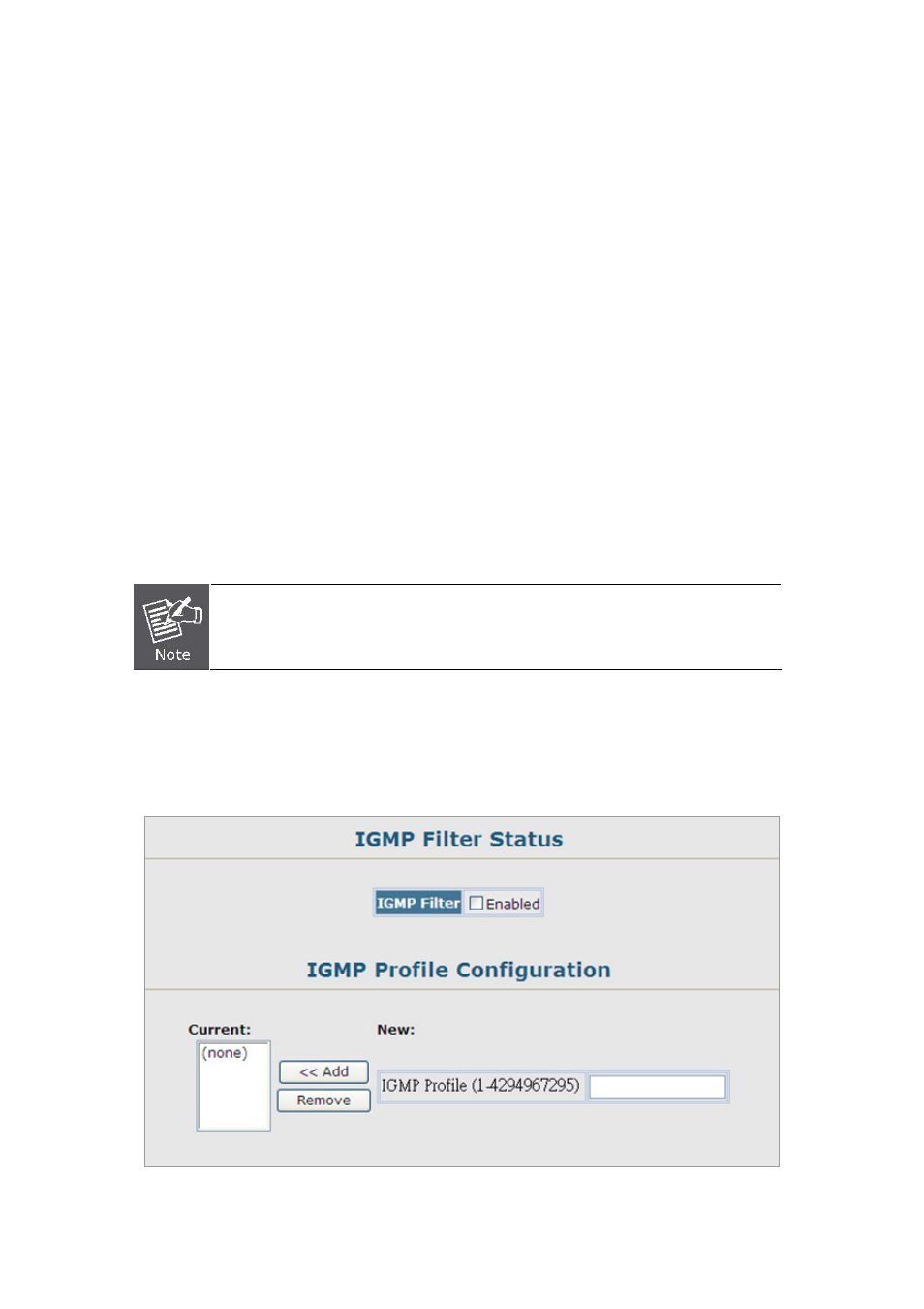 2 igmp filter and throttling, 1 igmp filter profile configuration | Planet Technology SGSD-1022 User Manual | Page 214 / 688