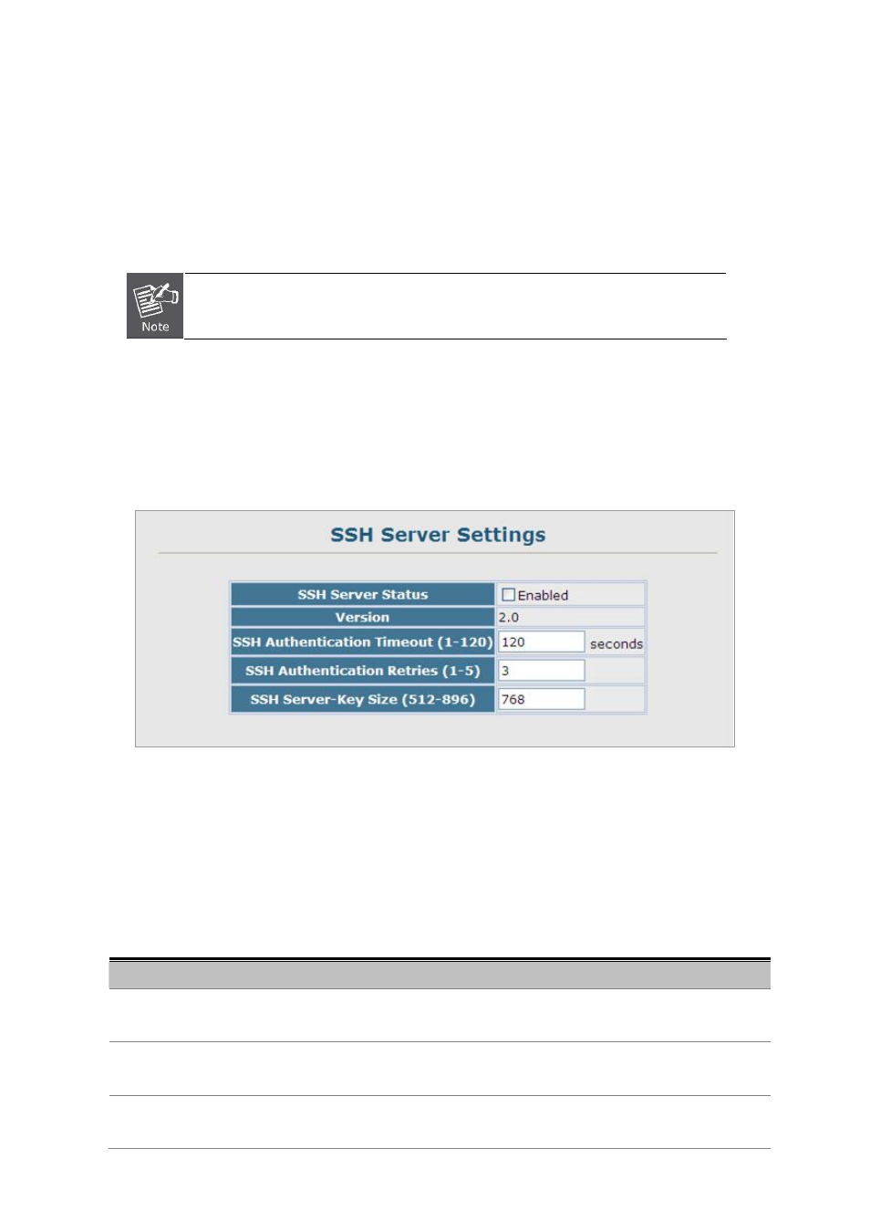 2 ssh server settings | Planet Technology SGSD-1022 User Manual | Page 275 / 688