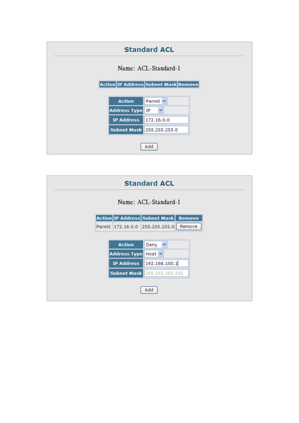 3 extended acl | Planet Technology SGSD-1022 User Manual | Page 309 / 688