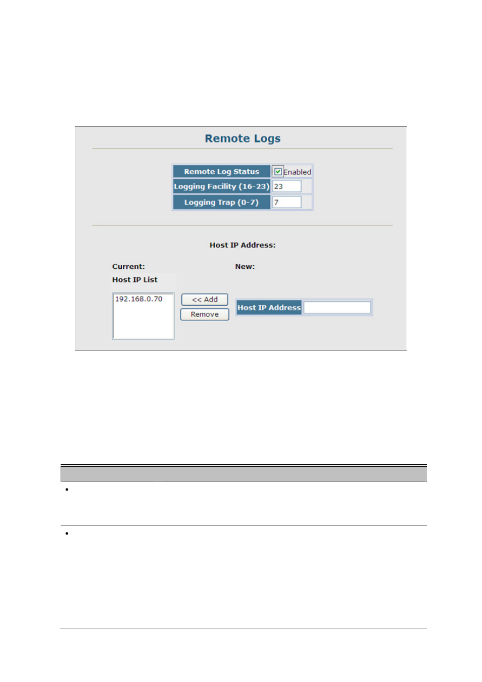 2 remote log configuration | Planet Technology SGSD-1022 User Manual | Page 73 / 688