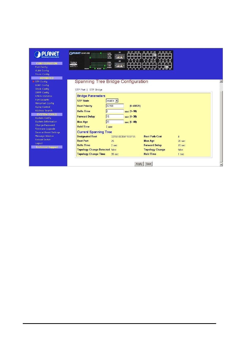 Planet Technology SGSW-4802 User Manual | Page 19 / 80