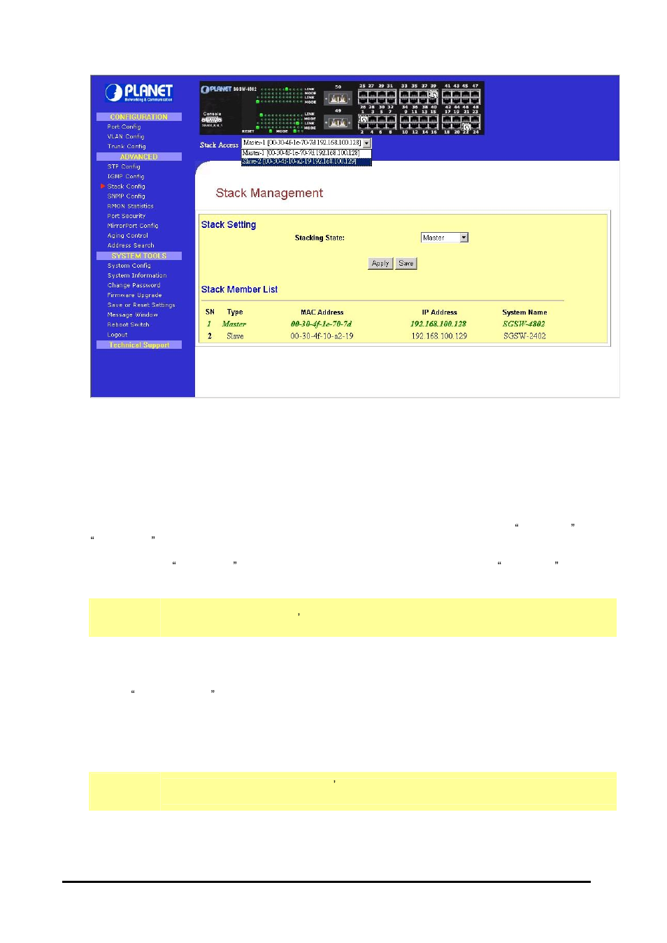 10 snmp | Planet Technology SGSW-4802 User Manual | Page 24 / 80