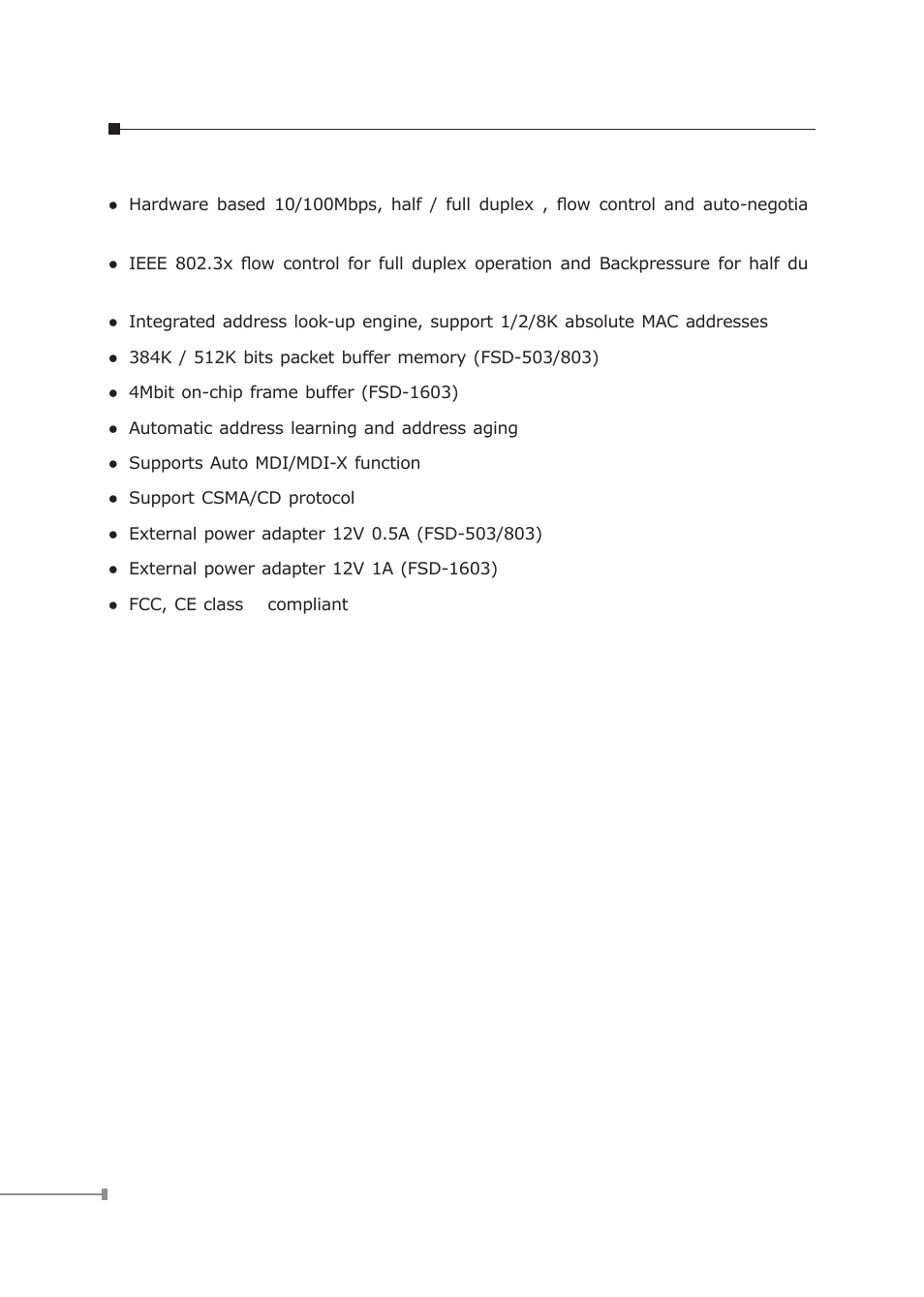 Planet Technology FSD-5816 User Manual | Page 7 / 22