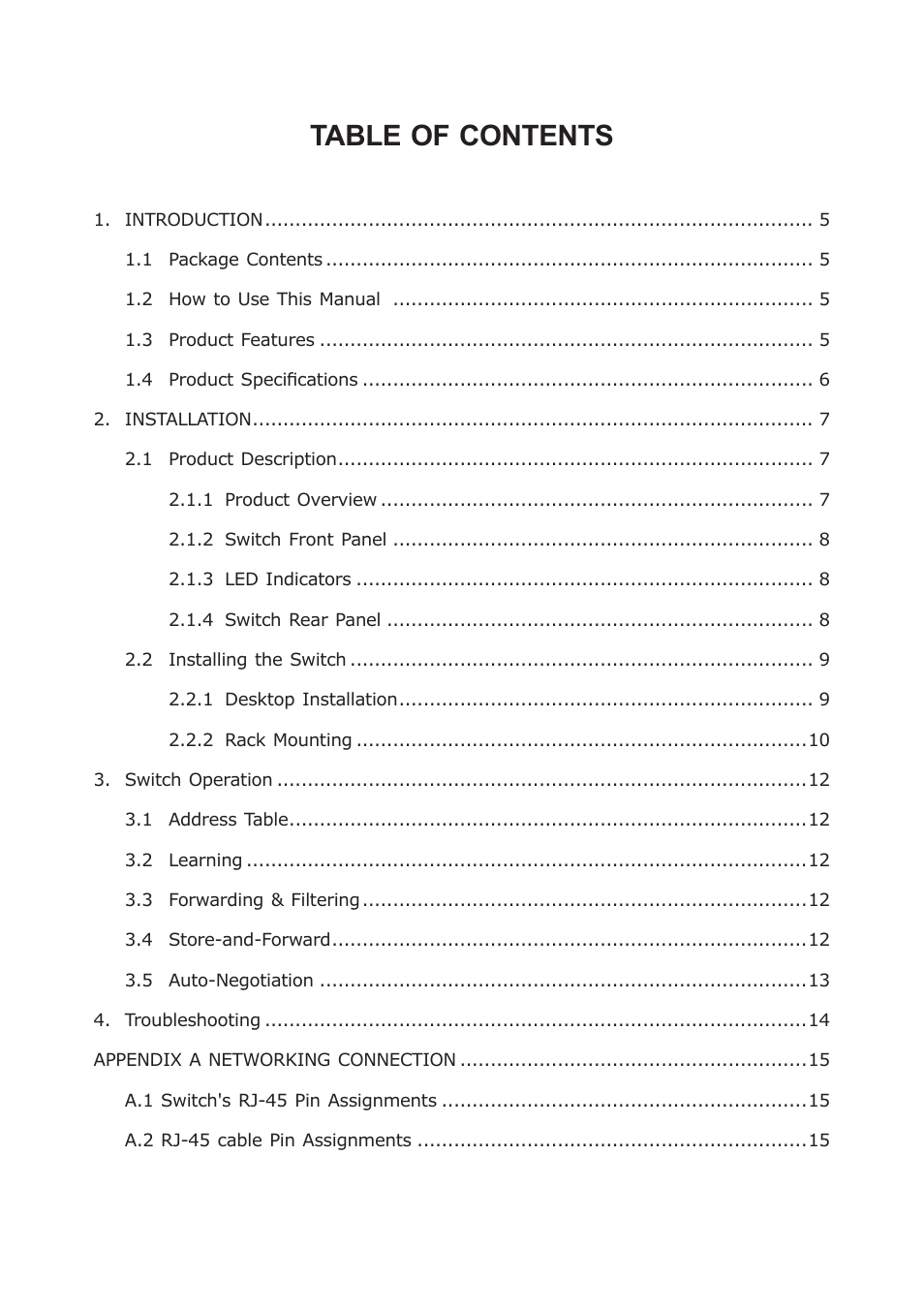 Planet Technology GSW-1601 User Manual | Page 4 / 16