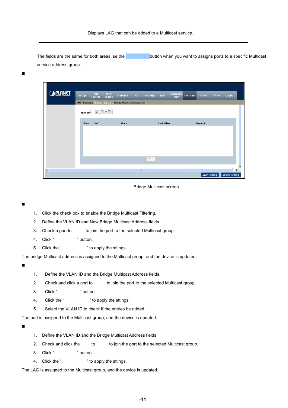 Planet Technology WGSW-48040 User Manual | Page 116 / 371