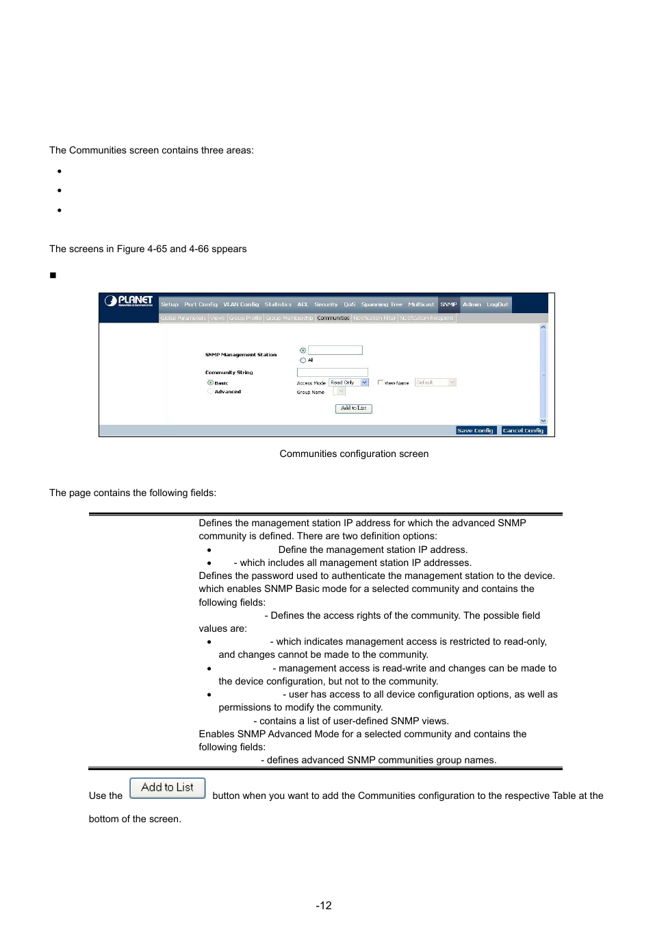 5 communities | Planet Technology WGSW-48040 User Manual | Page 123 / 371