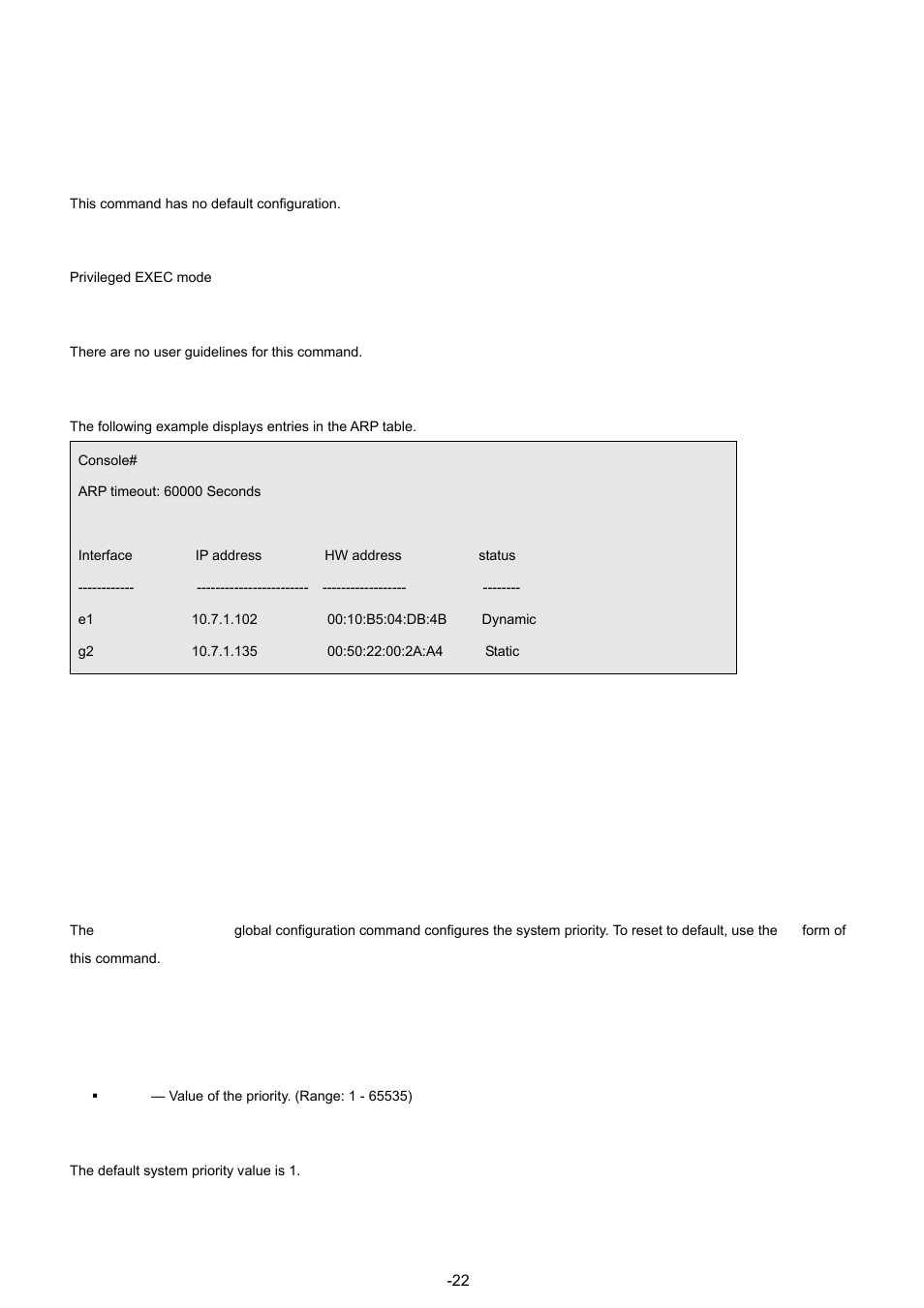 11 lacp commands, 1 lacp system-priority | Planet Technology WGSW-48040 User Manual | Page 225 / 371