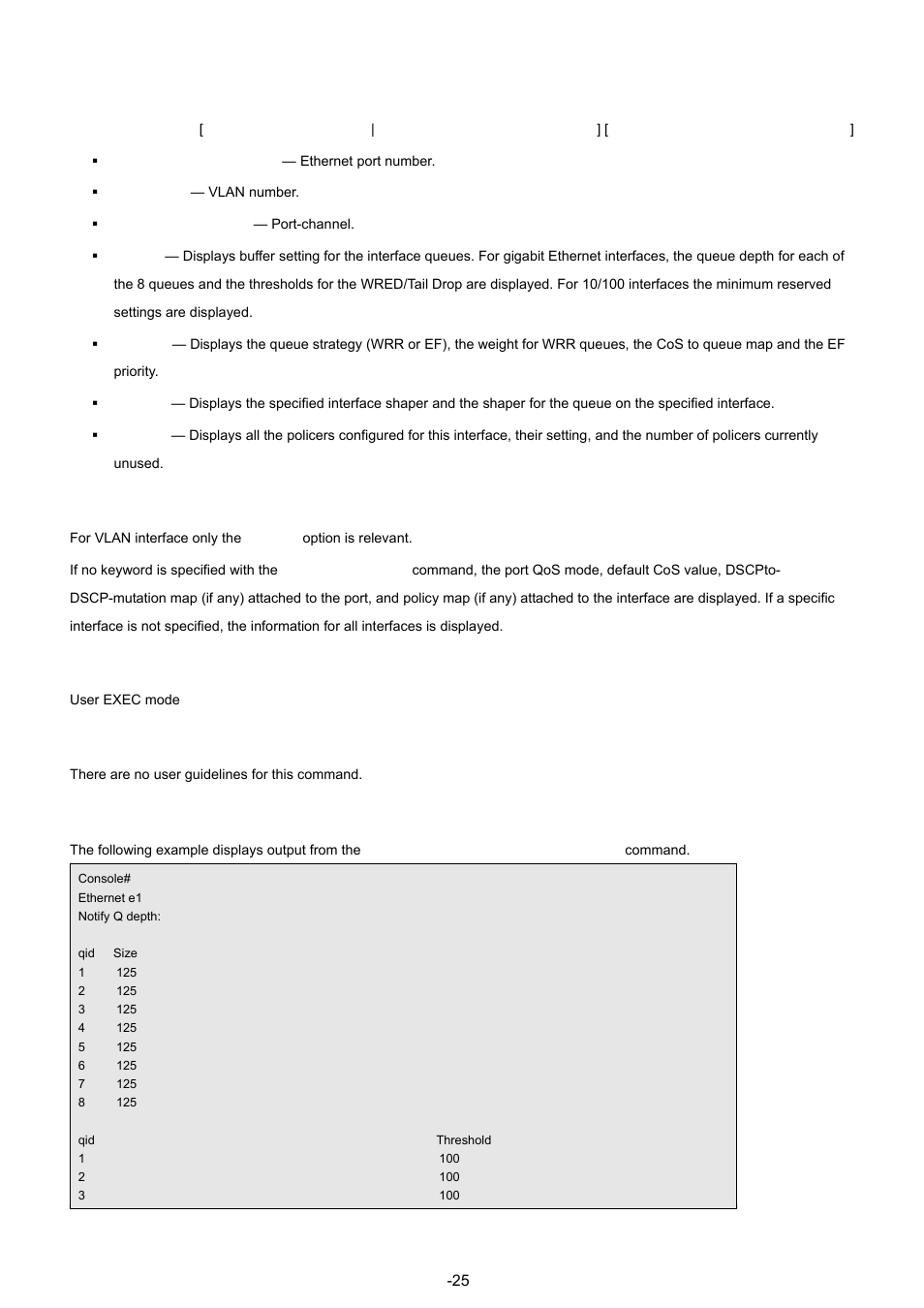 Syntax, Default configuration, Command mode | User guidelines, Examples | Planet Technology WGSW-48040 User Manual | Page 250 / 371