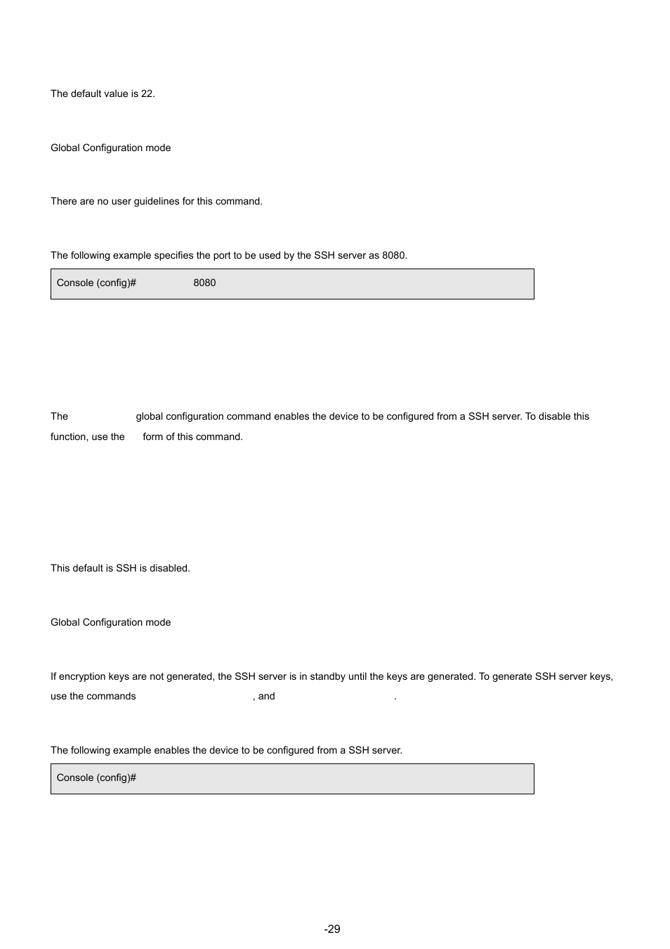 2 ip ssh server | Planet Technology WGSW-48040 User Manual | Page 295 / 371