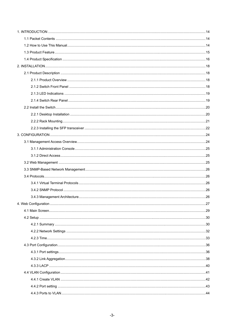 Planet Technology WGSW-48040 User Manual | Page 3 / 371