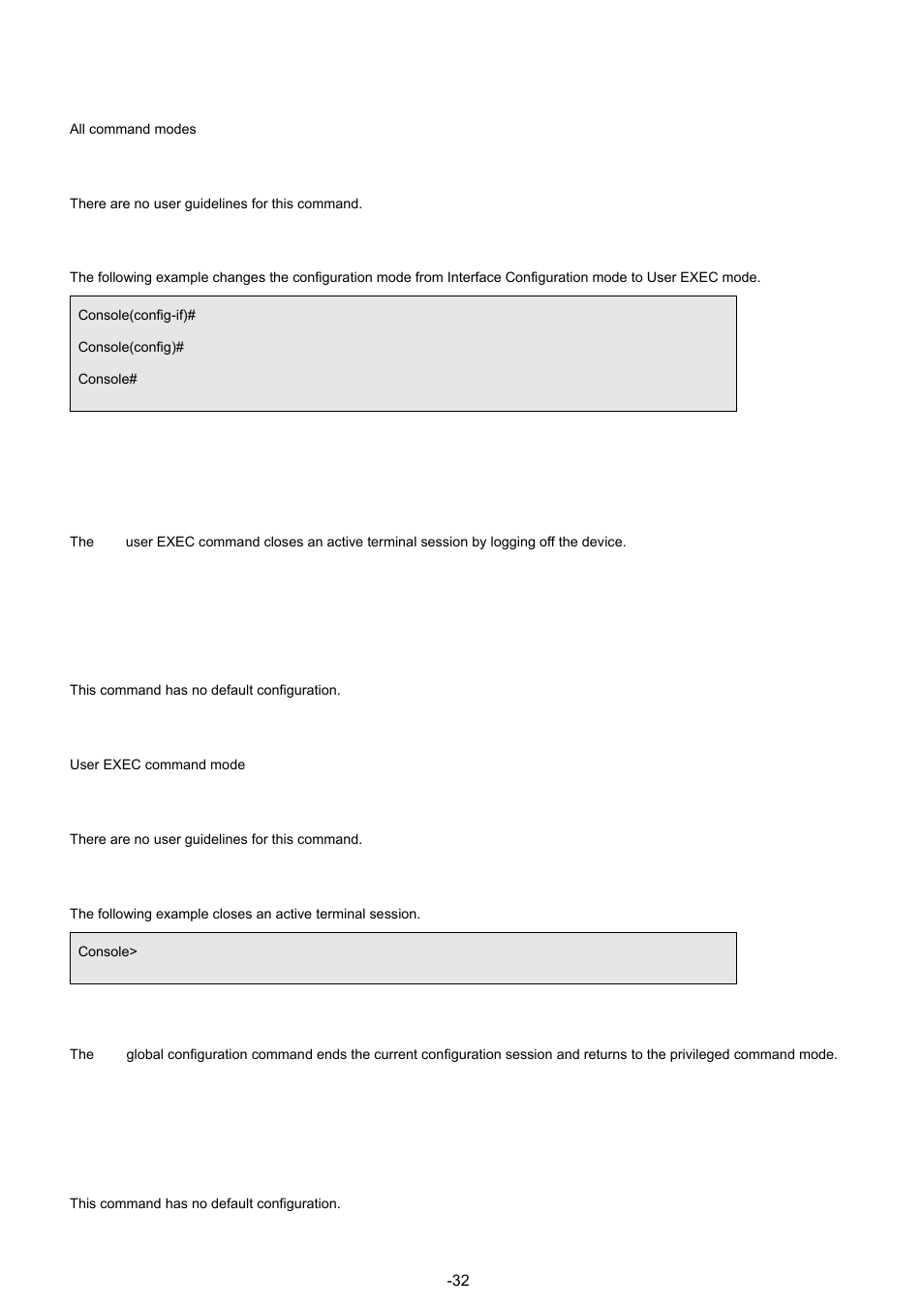 6 exit(exec), 7 end | Planet Technology WGSW-48040 User Manual | Page 329 / 371