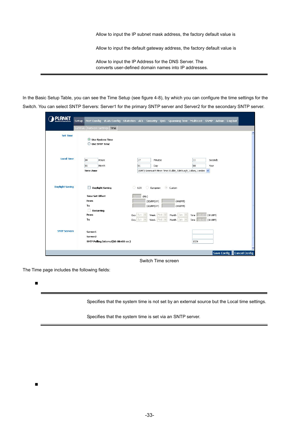 3 time | Planet Technology WGSW-48040 User Manual | Page 33 / 371