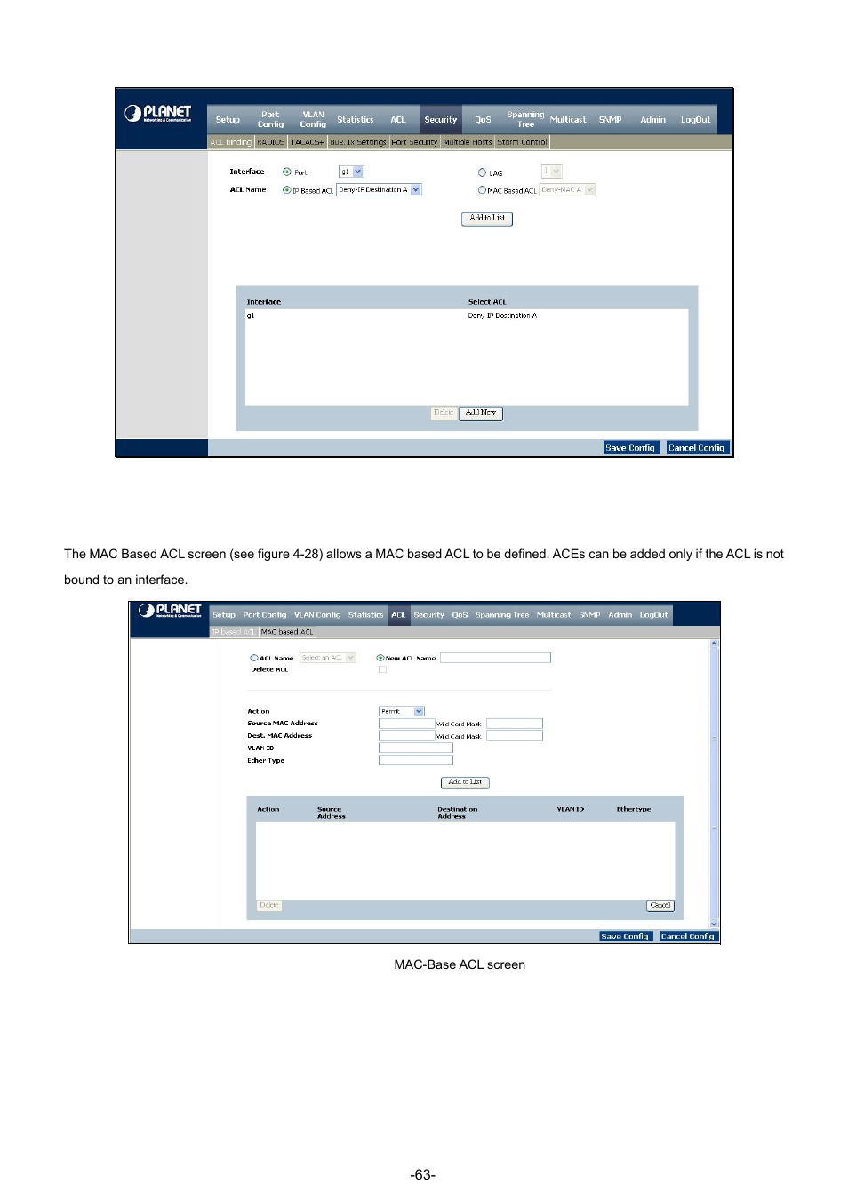 3 mac based acl | Planet Technology WGSW-48040 User Manual | Page 63 / 371