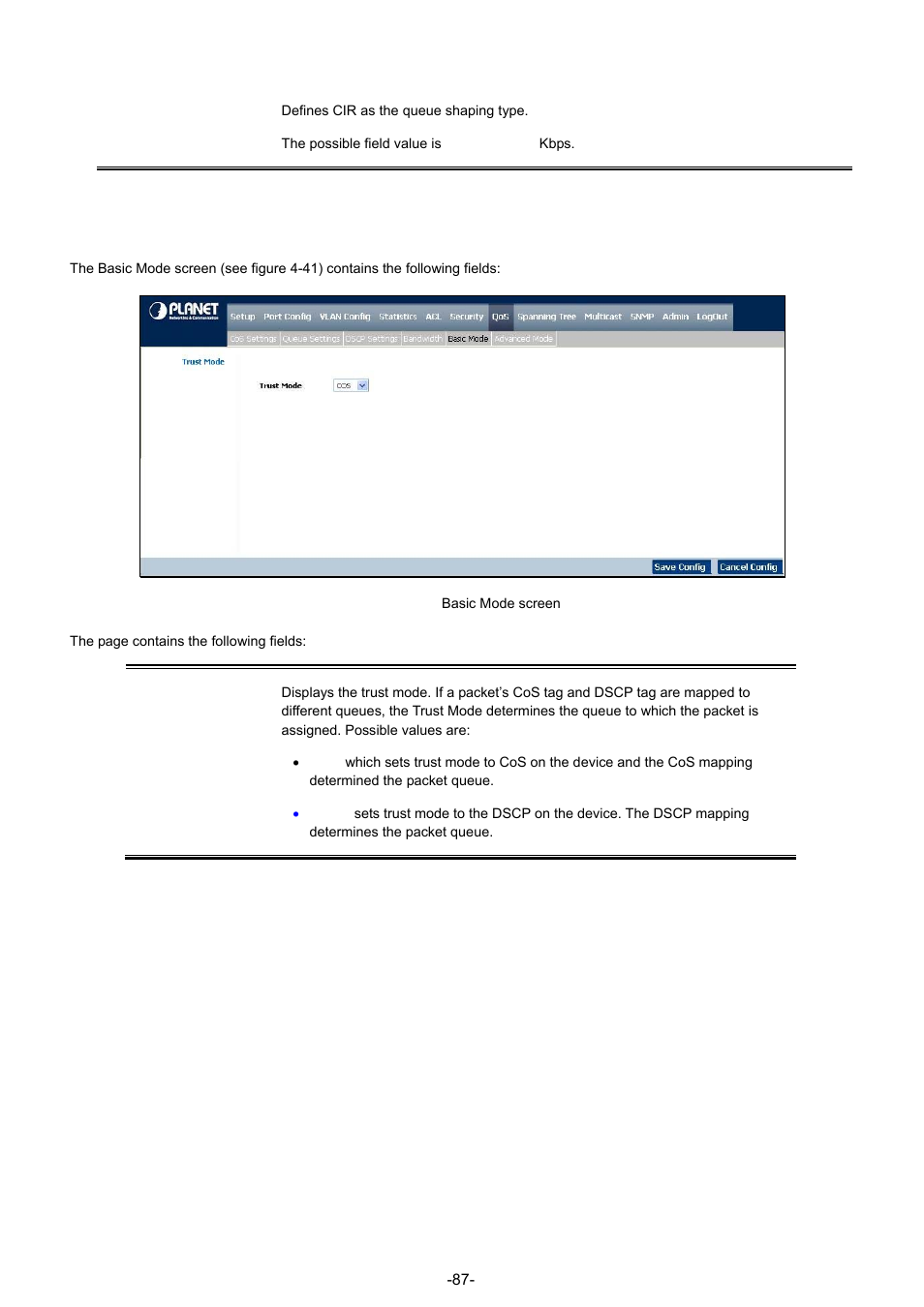 5 basic mode | Planet Technology WGSW-48040 User Manual | Page 87 / 371