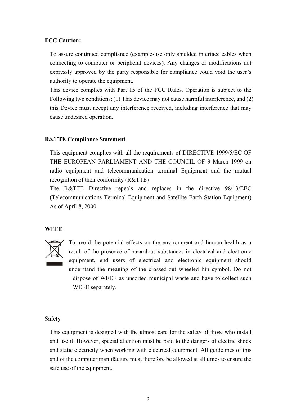 Planet Technology VDSL2 VC-200M User Manual | Page 3 / 61