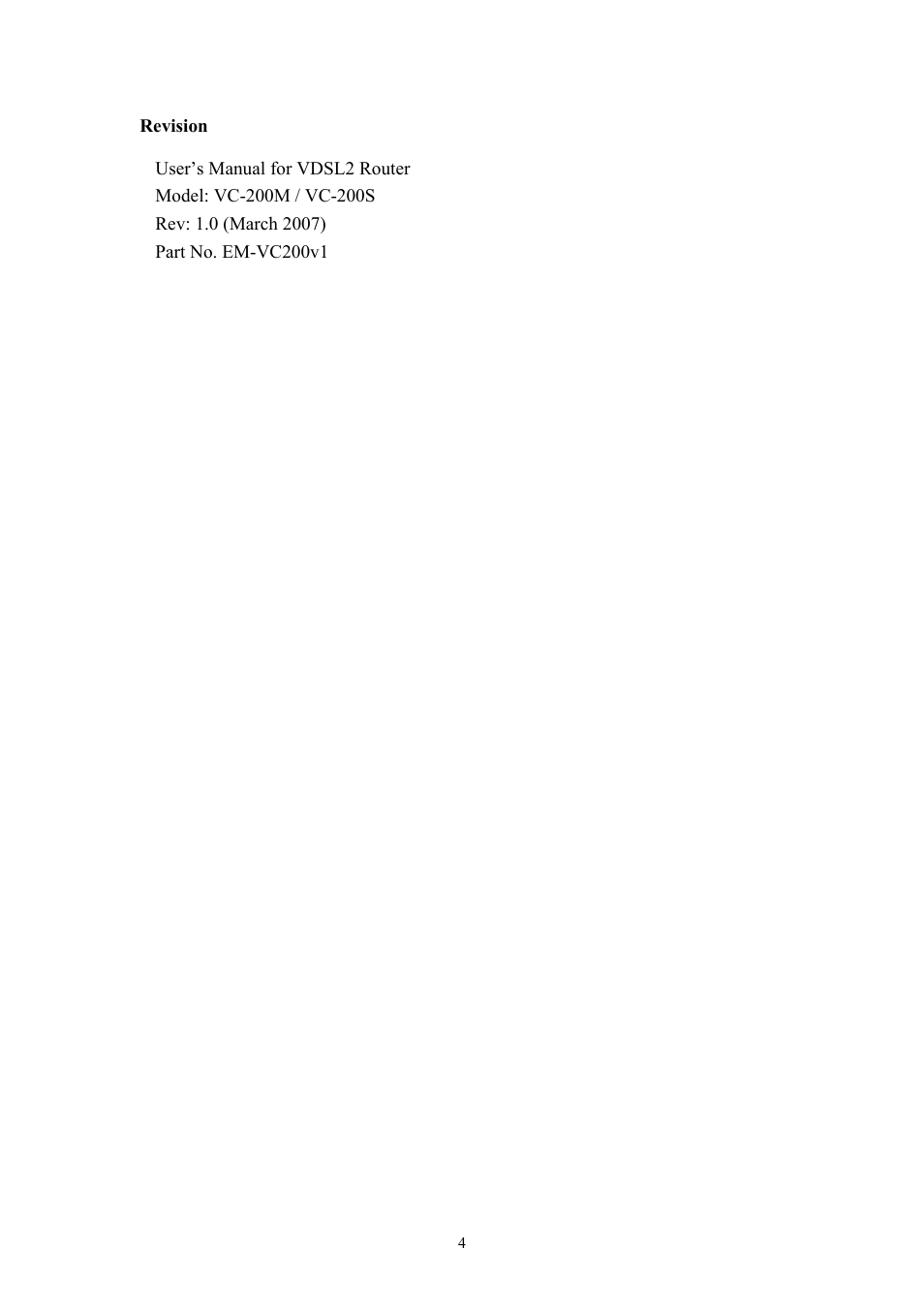 Planet Technology VDSL2 VC-200M User Manual | Page 4 / 61