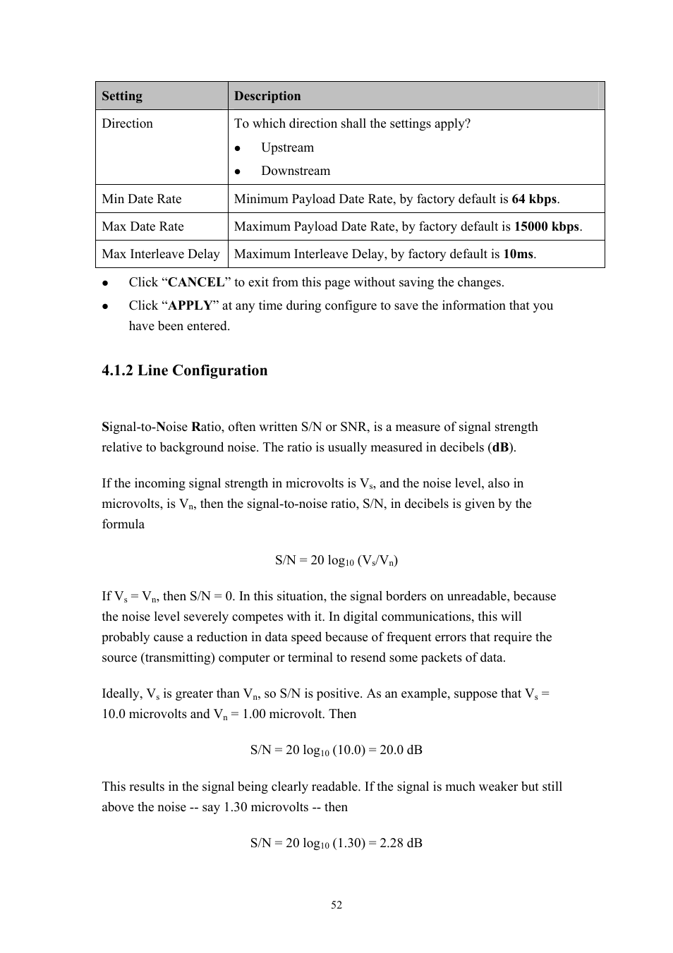 2 line configuration | Planet Technology VDSL2 VC-200M User Manual | Page 52 / 61