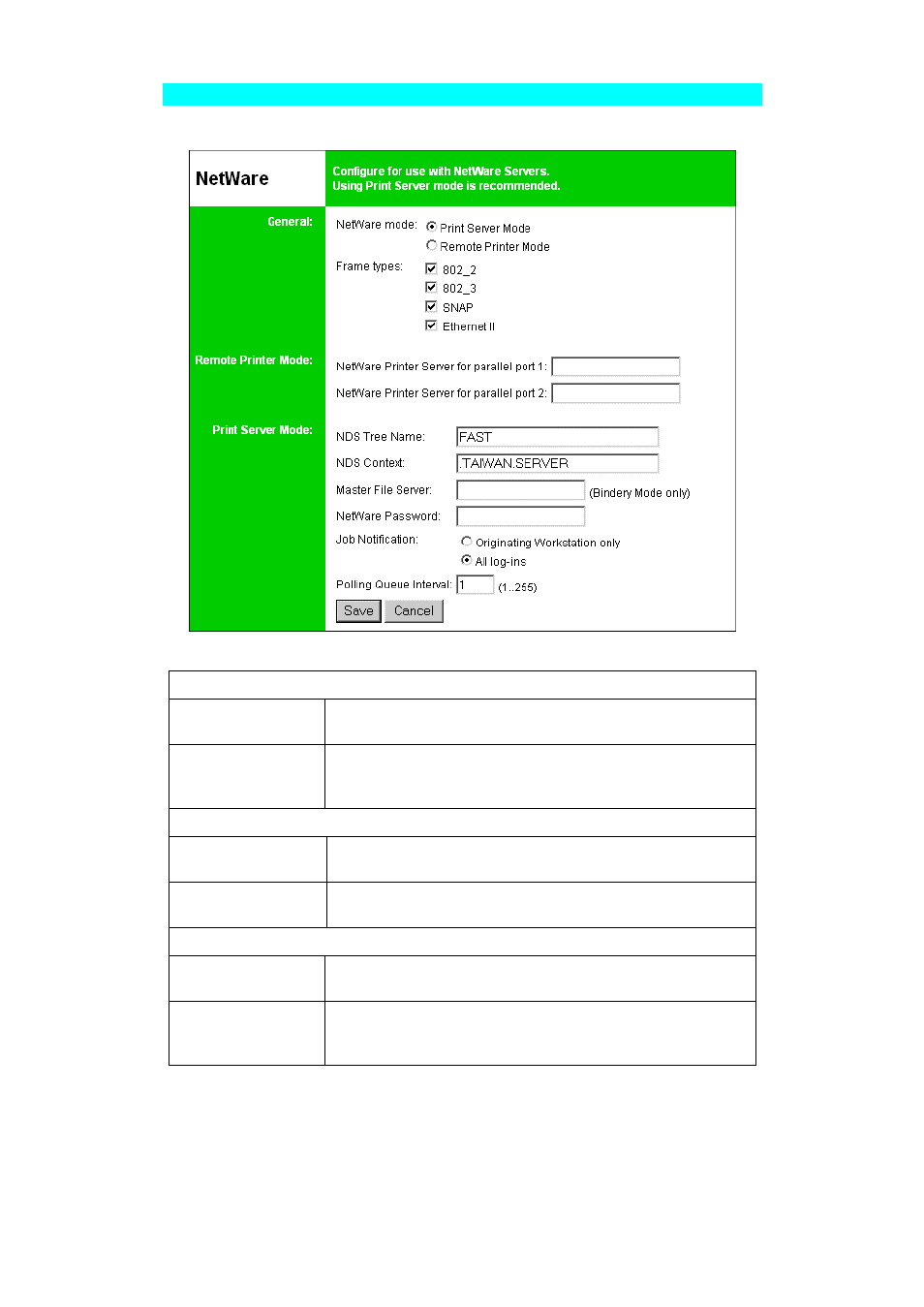 Netware | Planet Technology FPS-5P-M User Manual | Page 47 / 93