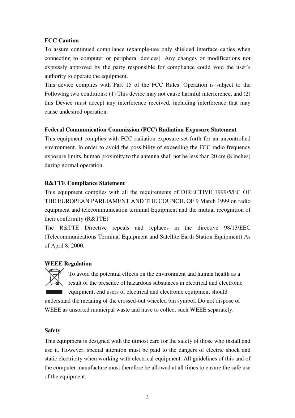 Planet Technology 802.11g Wireless ADSL 2/2+ Router ADW-4401A/Bv2 User Manual | Page 3 / 63
