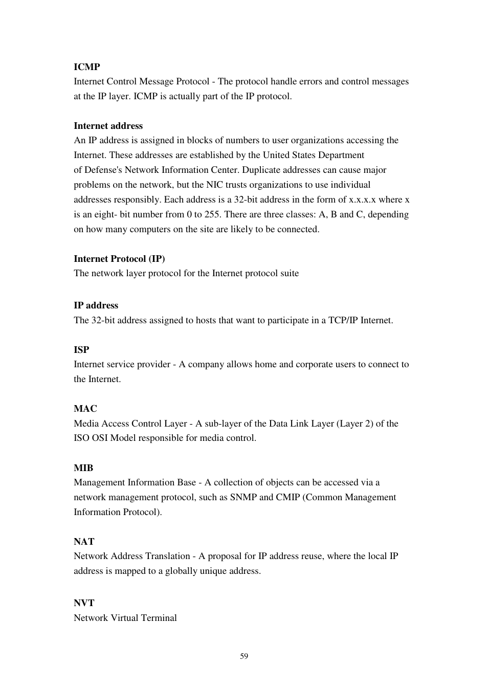 Planet Technology 802.11g Wireless ADSL 2/2+ Router ADW-4401A/Bv2 User Manual | Page 59 / 63