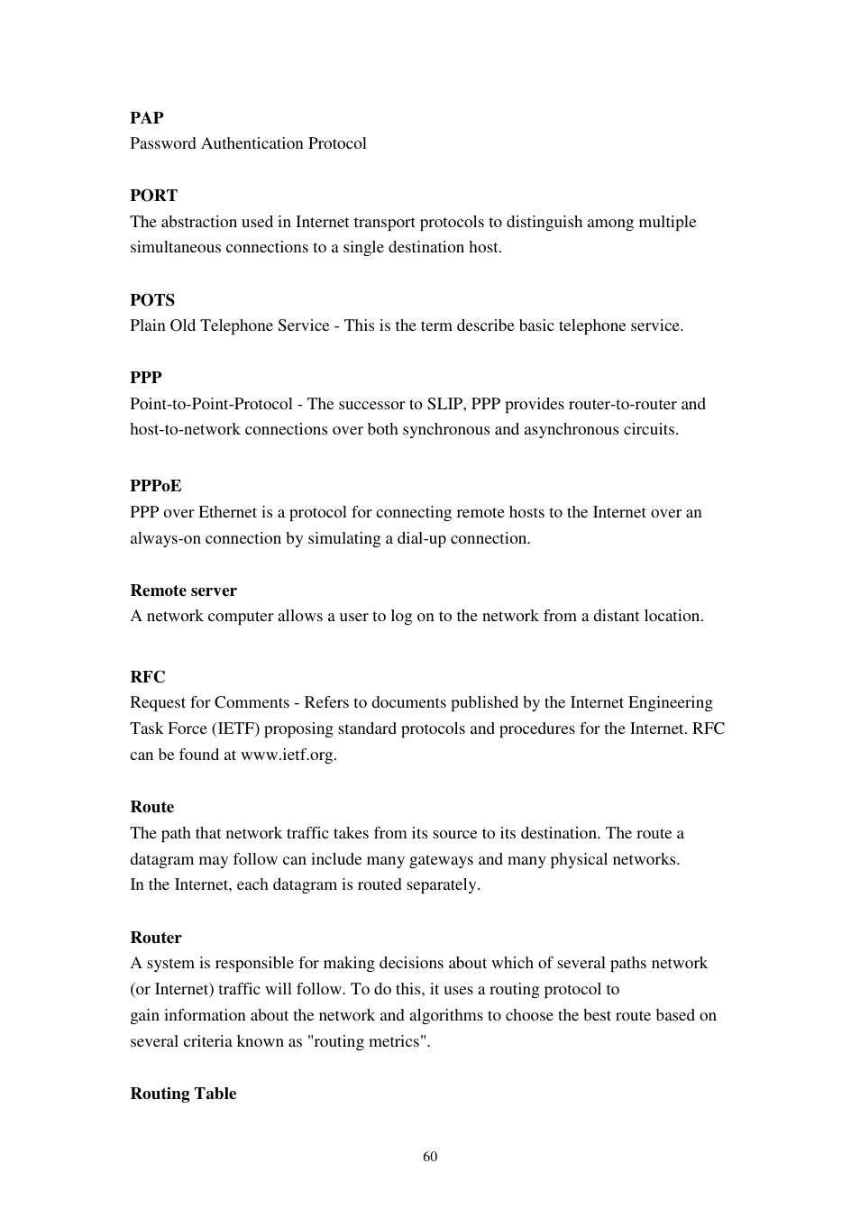 Planet Technology 802.11g Wireless ADSL 2/2+ Router ADW-4401A/Bv2 User Manual | Page 60 / 63