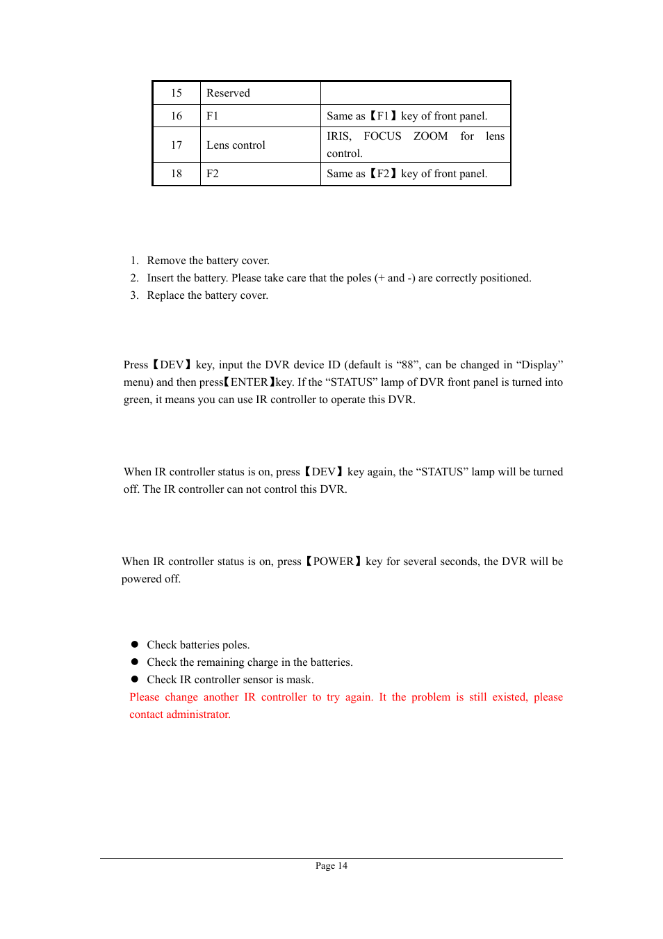 Planet Technology DVR-470 User Manual | Page 14 / 99