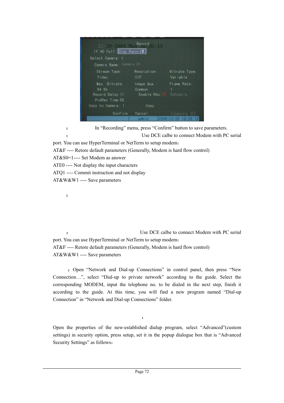 Planet Technology DVR-470 User Manual | Page 72 / 99