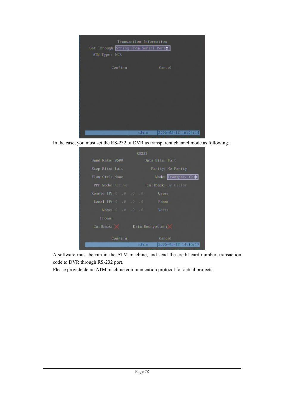 Planet Technology DVR-470 User Manual | Page 78 / 99