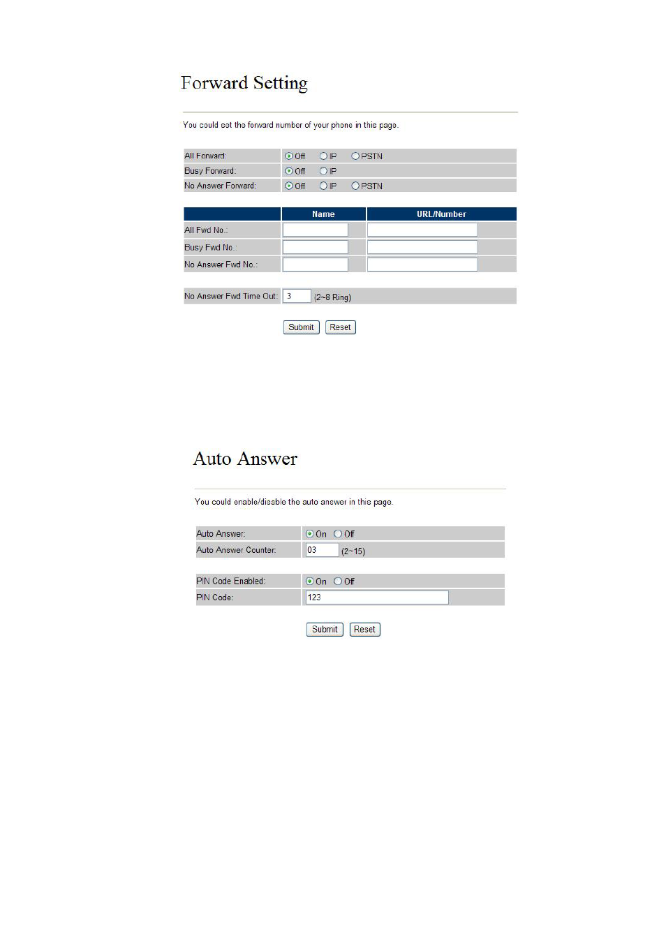 Planet Technology VIP-154T User Manual | Page 52 / 55