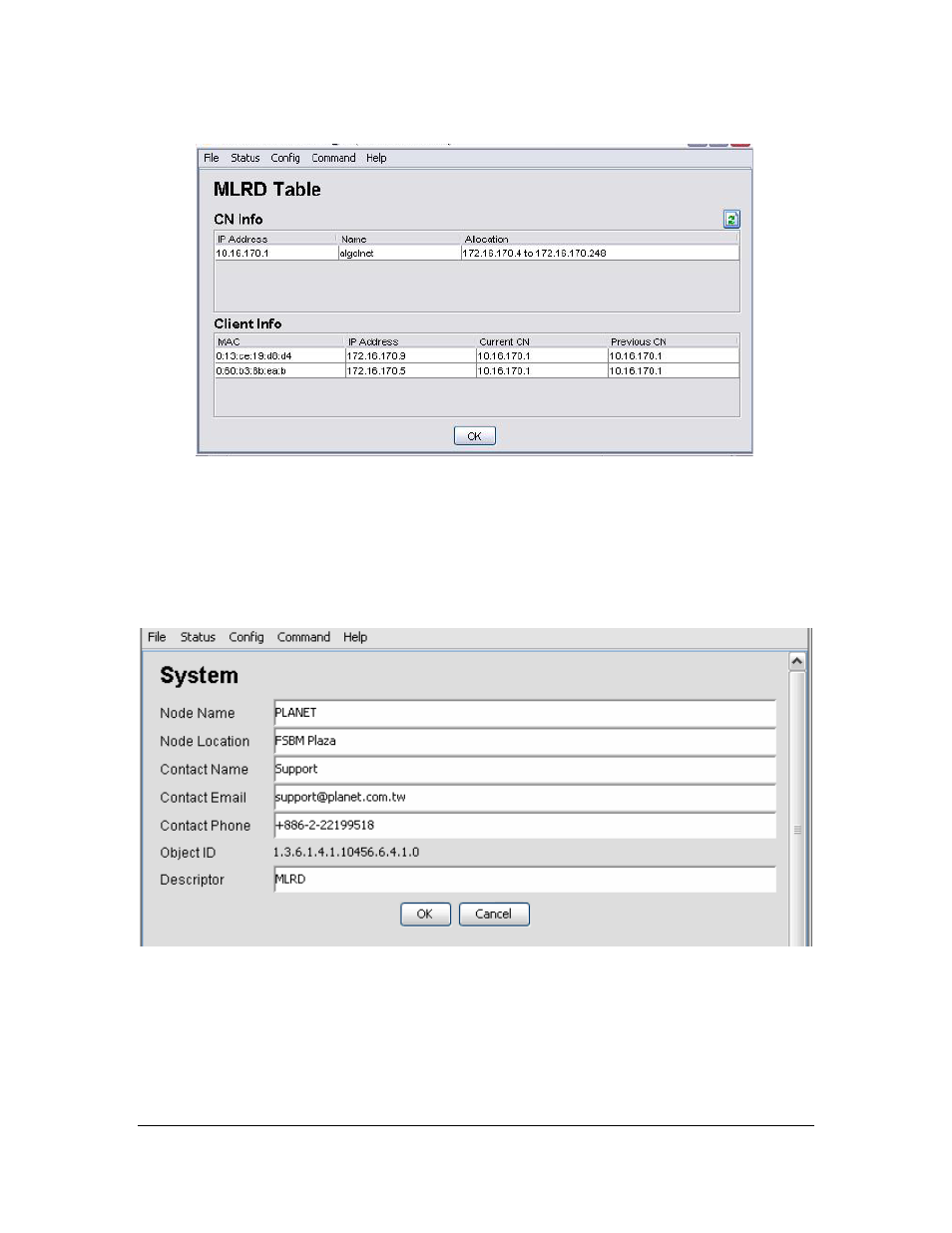 4 config > system | Planet Technology Network Device MAP-2105 User Manual | Page 52 / 66