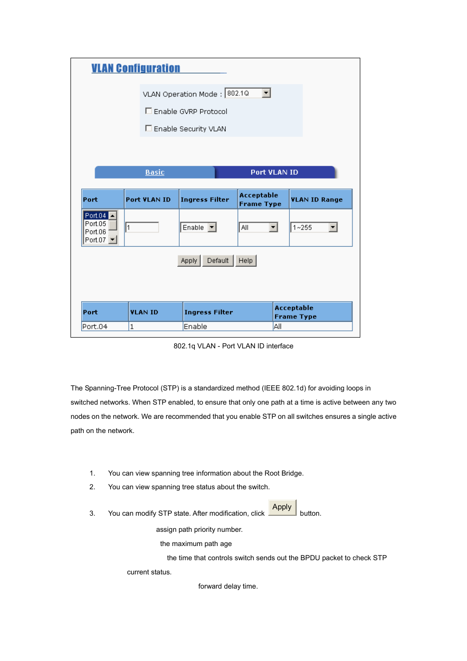8 spanning tree, 1 system configuration | Planet Technology WGSW-2620P User Manual | Page 113 / 131