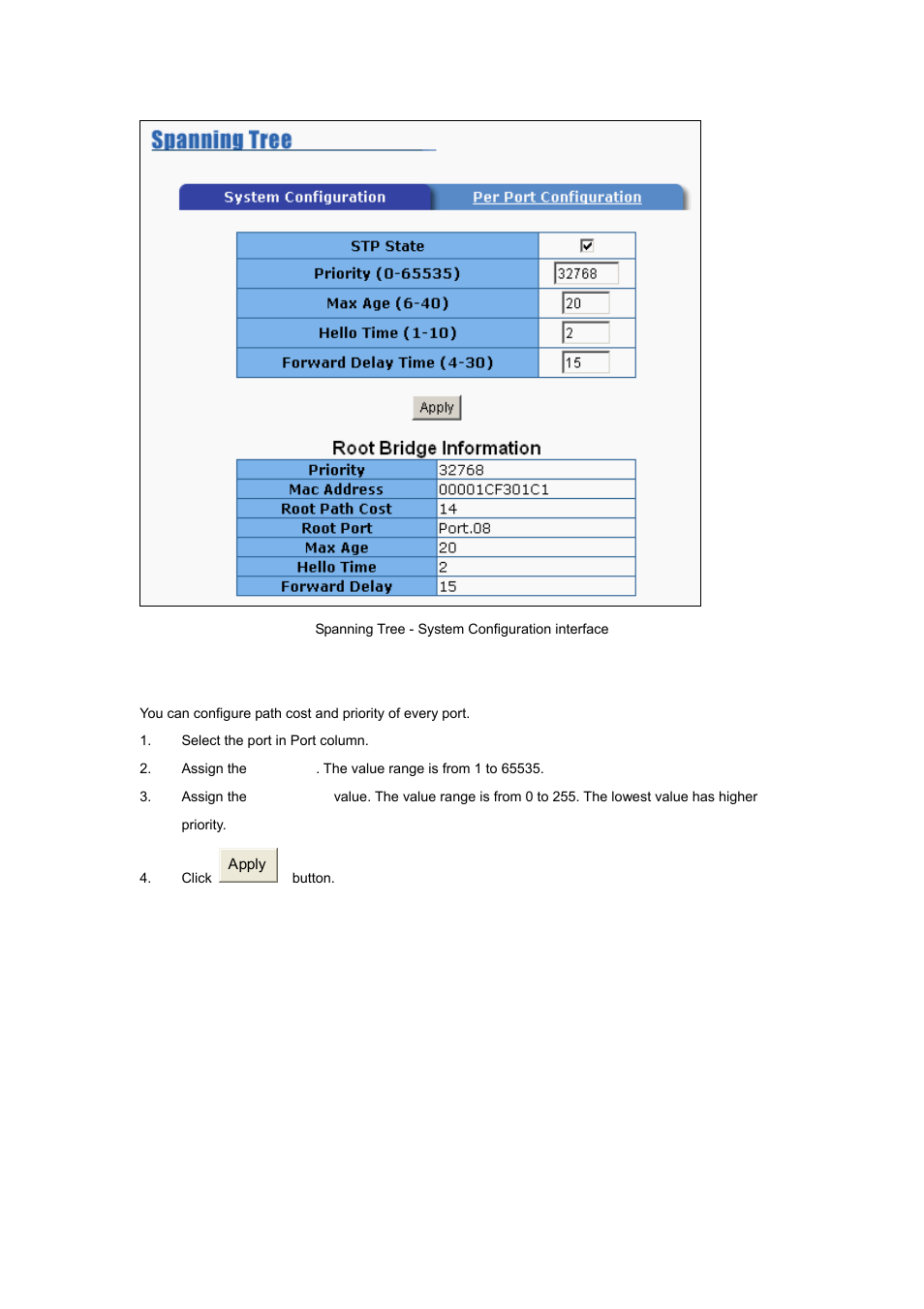 2 per port configuration | Planet Technology WGSW-2620P User Manual | Page 114 / 131