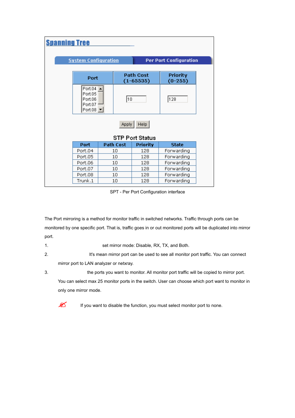 9 port mirroring | Planet Technology WGSW-2620P User Manual | Page 115 / 131