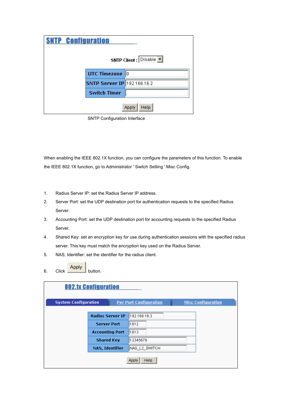 14 802.1x configuration, 1 system configuration | Planet Technology WGSW-2620P User Manual | Page 119 / 131