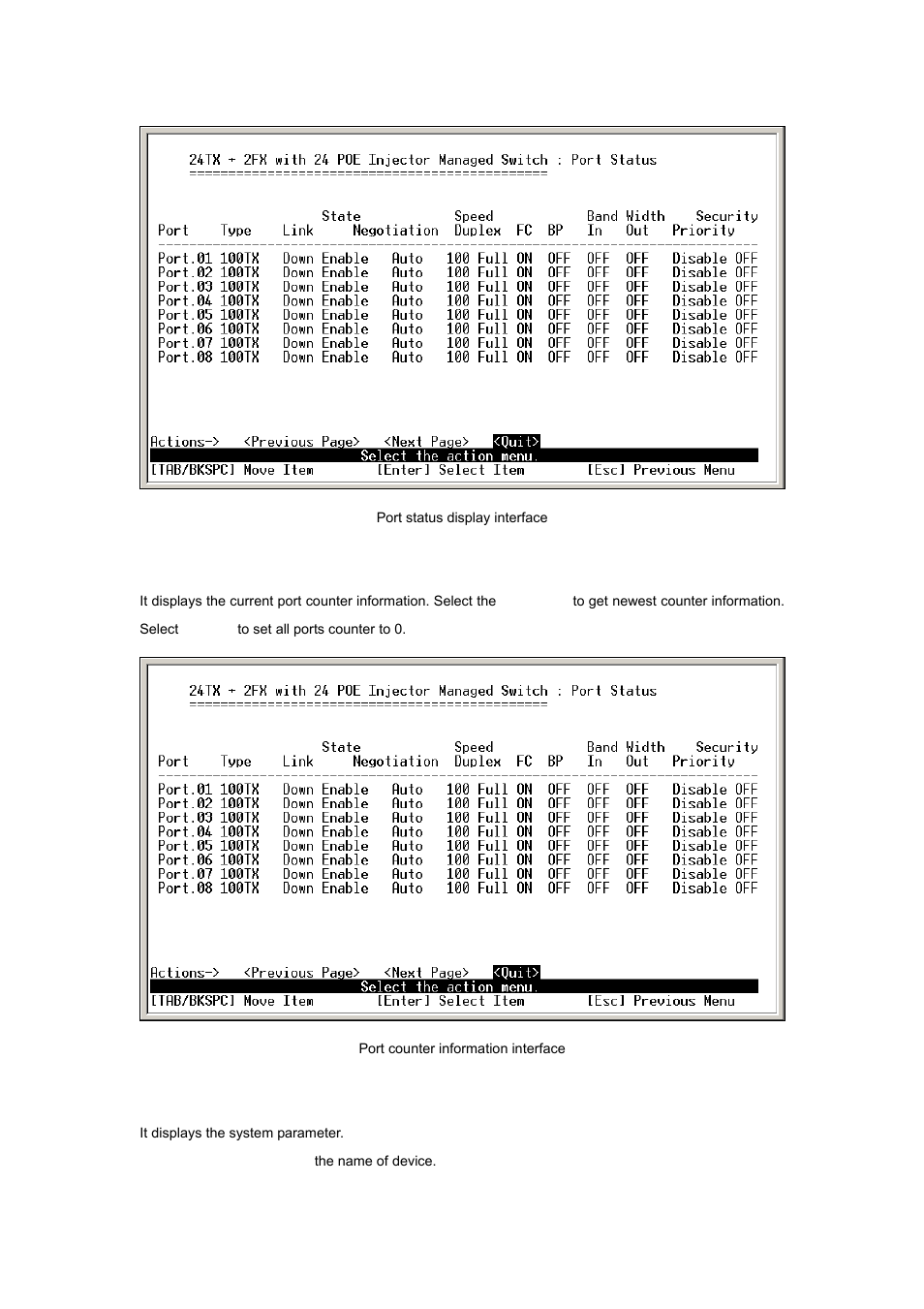 2 port counters, 3 system information | Planet Technology WGSW-2620P User Manual | Page 49 / 131