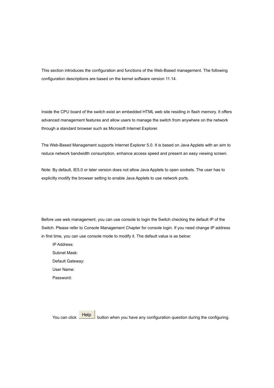 Web-based management, 1 about web-based management, 2 preparing for web management | 3 online help | Planet Technology WGSW-2620P User Manual | Page 92 / 131