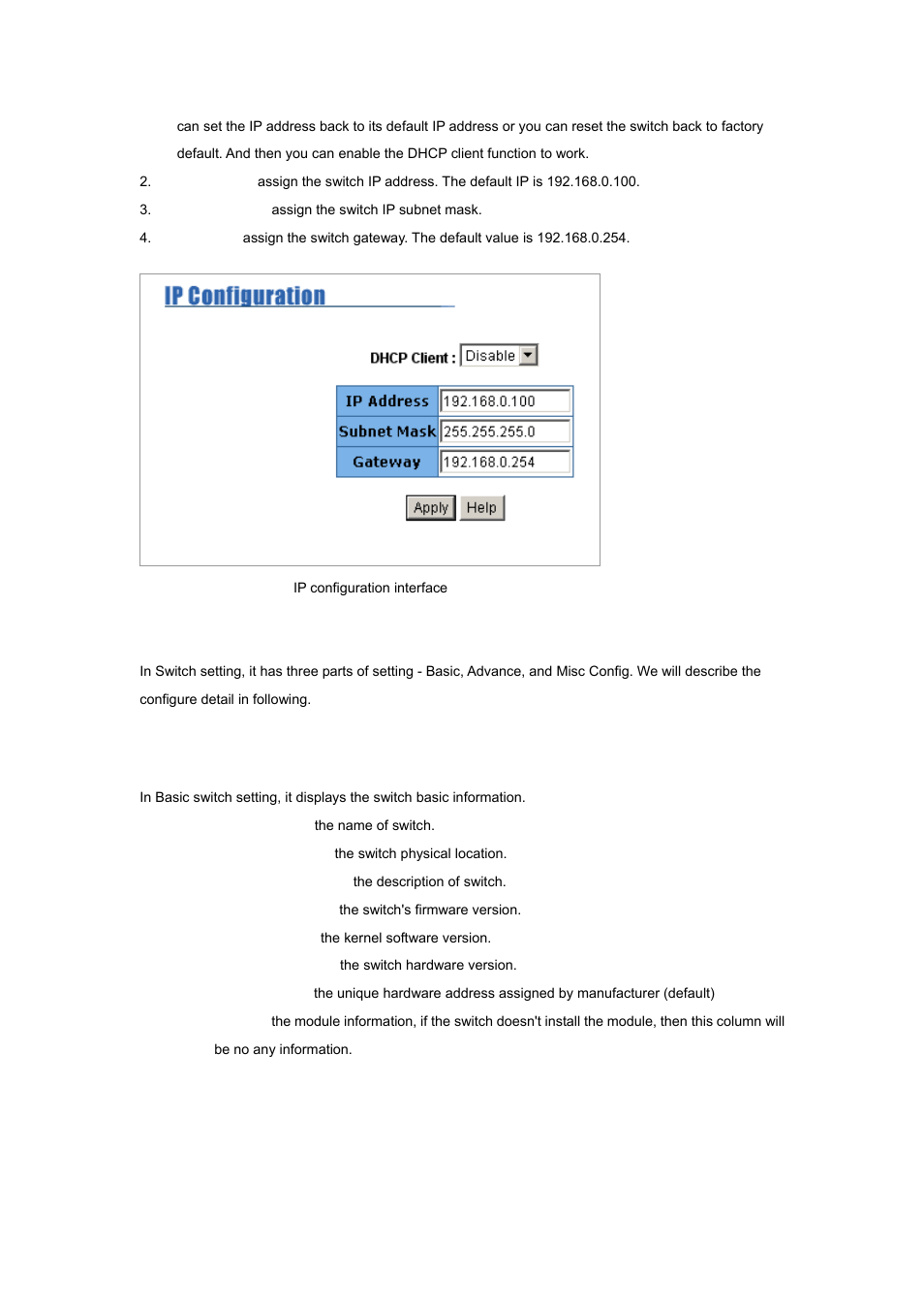 2 switch setting, 1 basic | Planet Technology WGSW-2620P User Manual | Page 96 / 131